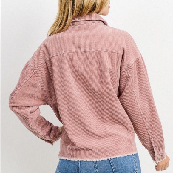 Jewel Blooming Fashion Corduroy Jacket - Picture 3 of 7